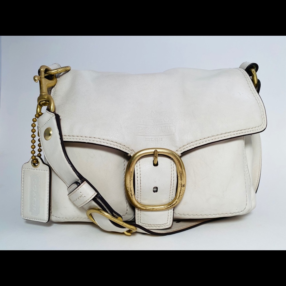 Coach Ivory Bleecker Flap #12405